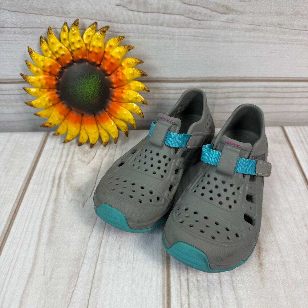 Merrell Kids Hydro Canyon Teal Pink Water‎ Shoes Sandals Size 13C
